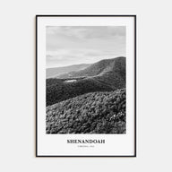 Shenandoah Portrait B&W Poster