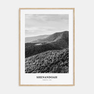 Shenandoah Portrait B&W Poster