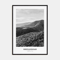 Shenandoah Portrait B&W Poster