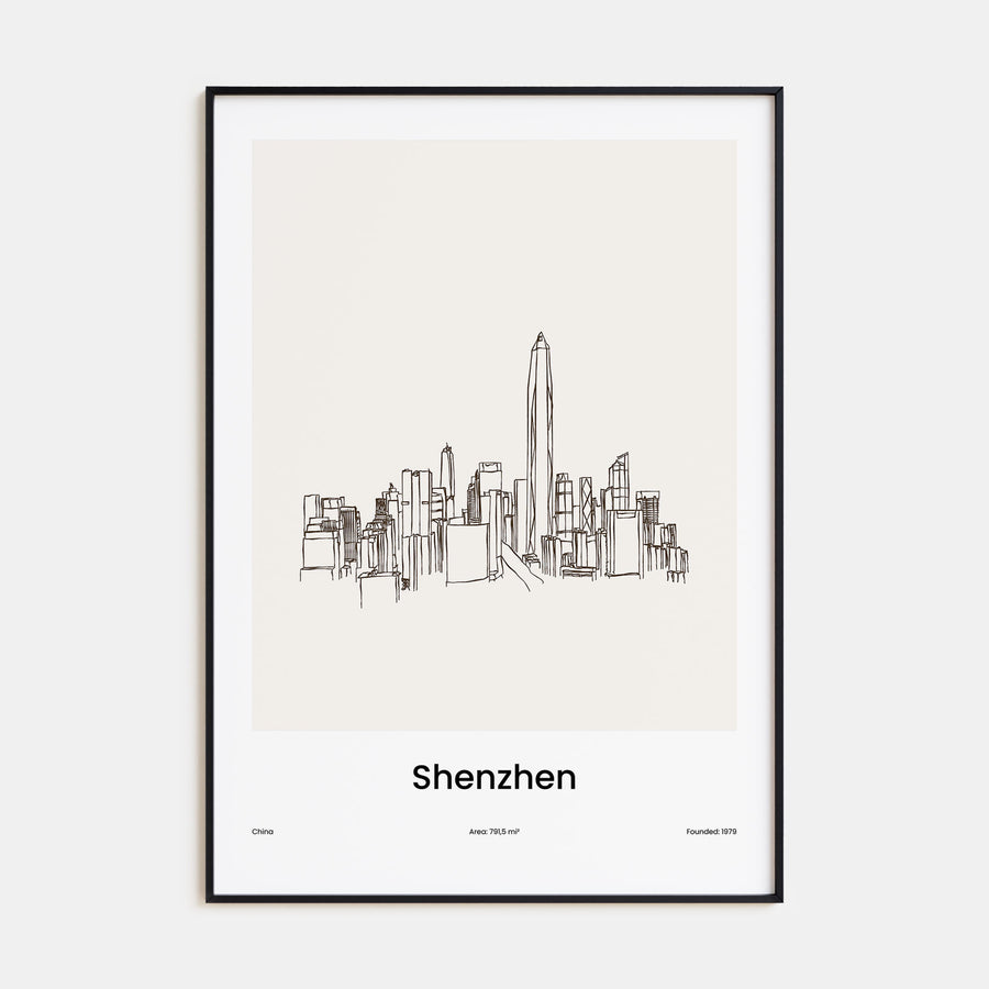 Shenzhen Drawn Poster