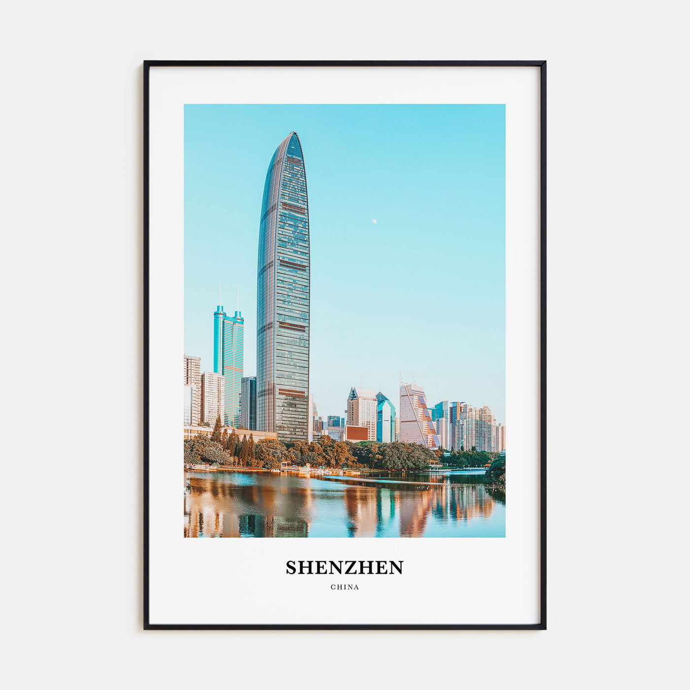 Shenzhen Portrait Color Poster