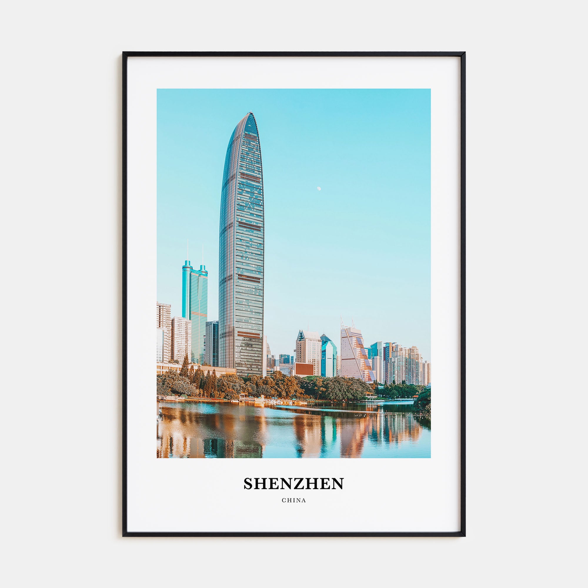 Shenzhen Portrait Color Poster