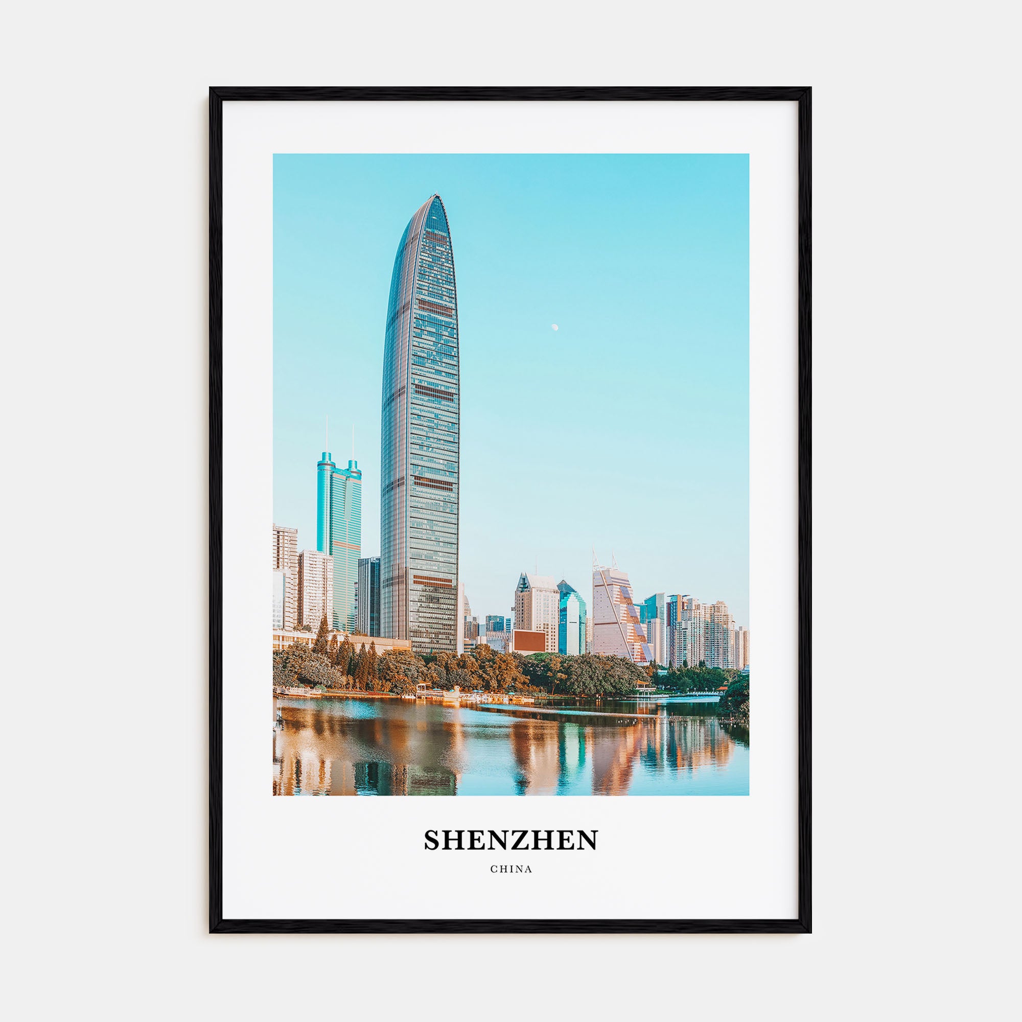 Shenzhen Portrait Color Poster