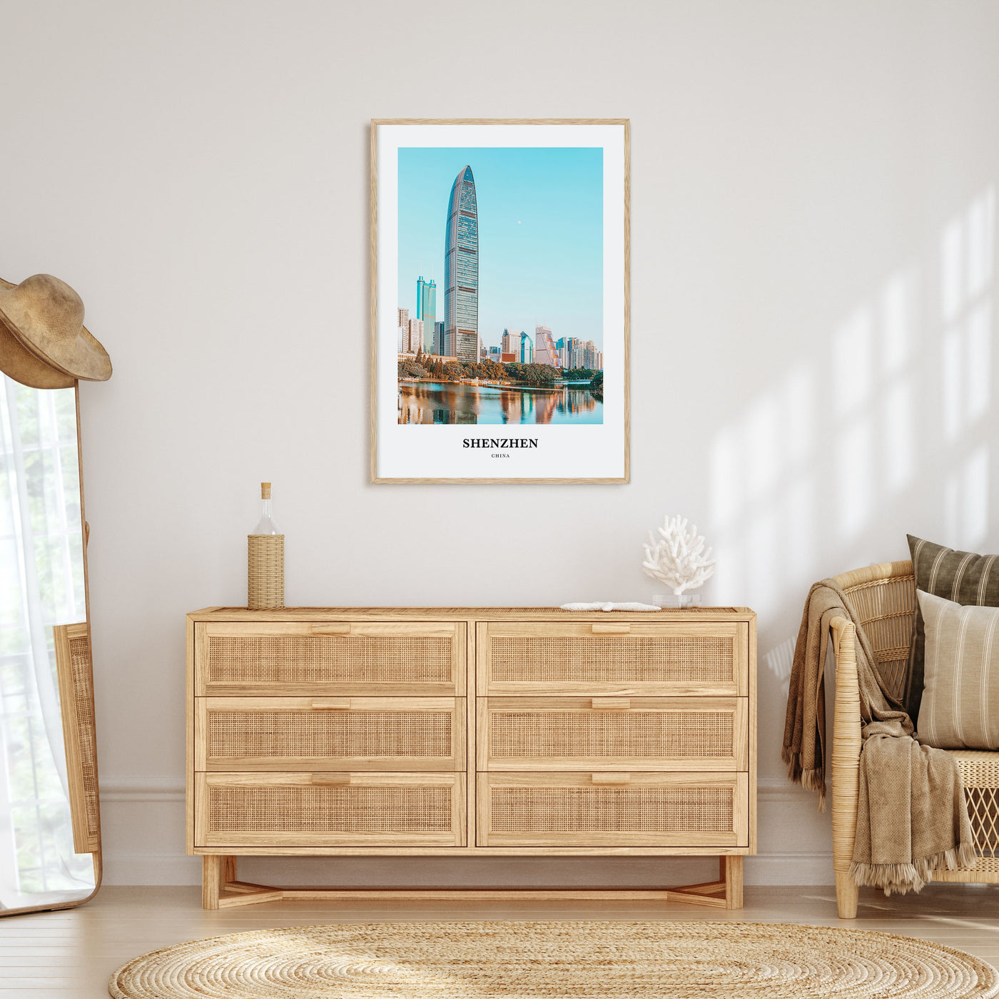 Shenzhen Portrait Color Poster