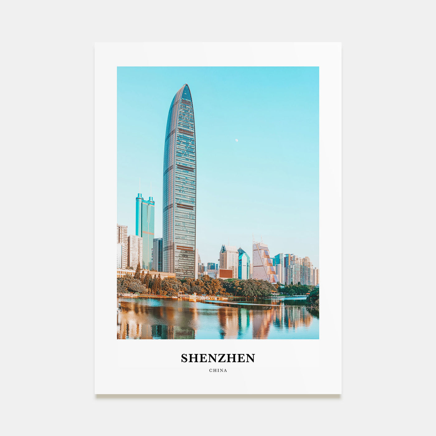 Shenzhen Portrait Color Poster