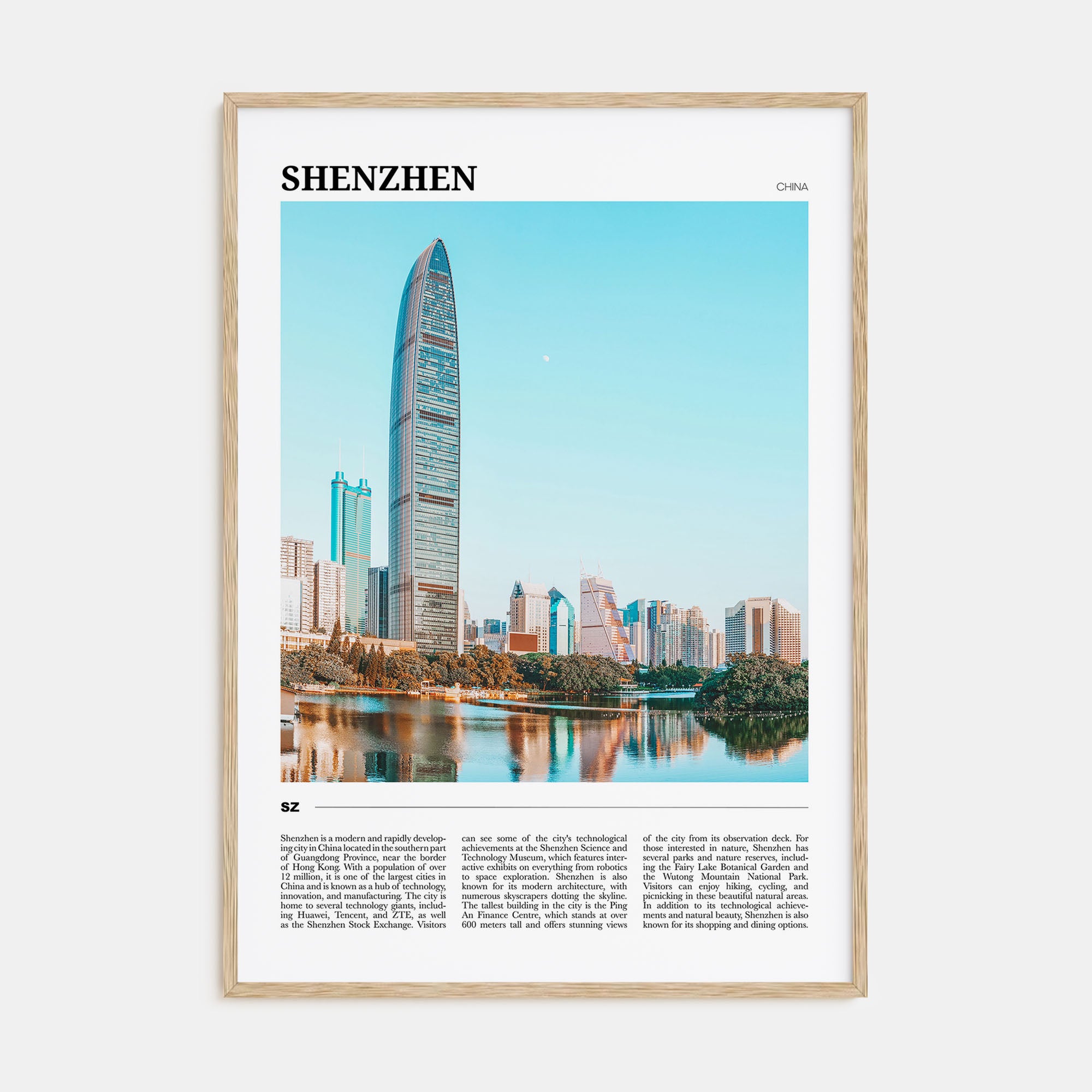 Shenzhen Travel Color Poster