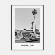 Sherman Oaks Portrait B&W Poster