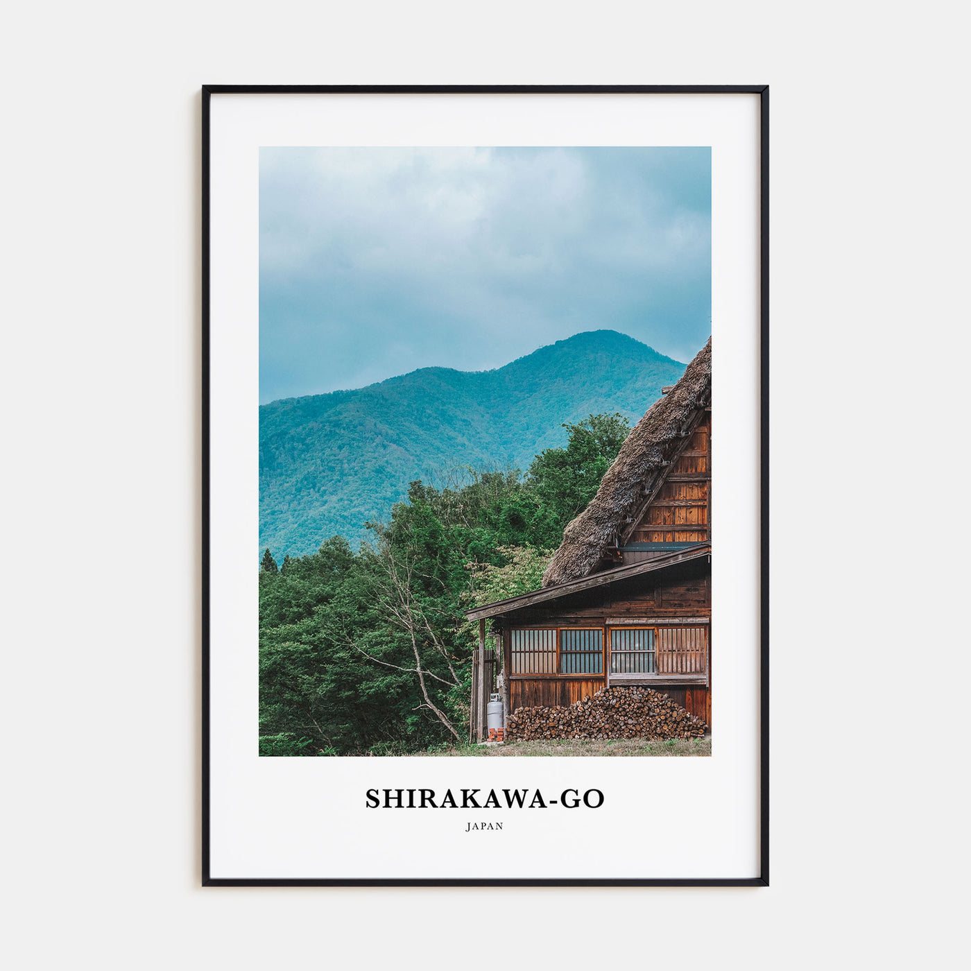 Shirakawa-go Portrait Color Poster