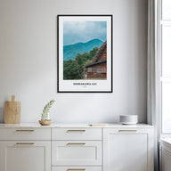 Shirakawa-go Portrait Color Poster