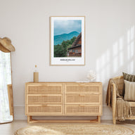 Shirakawa-go Portrait Color Poster