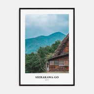 Shirakawa-go Portrait Color Poster