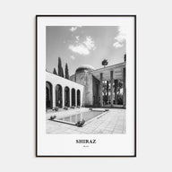 Shiraz Portrait B&W Poster