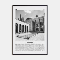 Shiraz Travel B&W Poster