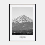Shizuoka Portrait B&W Poster