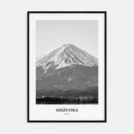 Shizuoka Portrait B&W Poster
