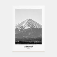 Shizuoka Portrait B&W Poster