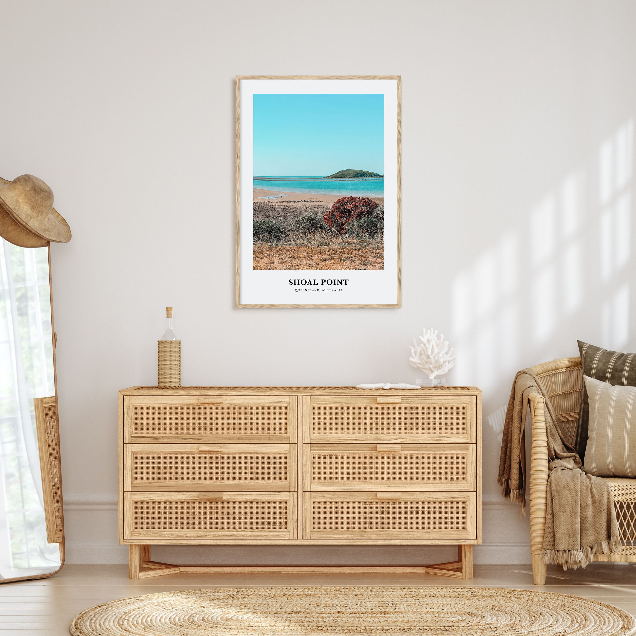 Shoal Point Portrait Color Poster