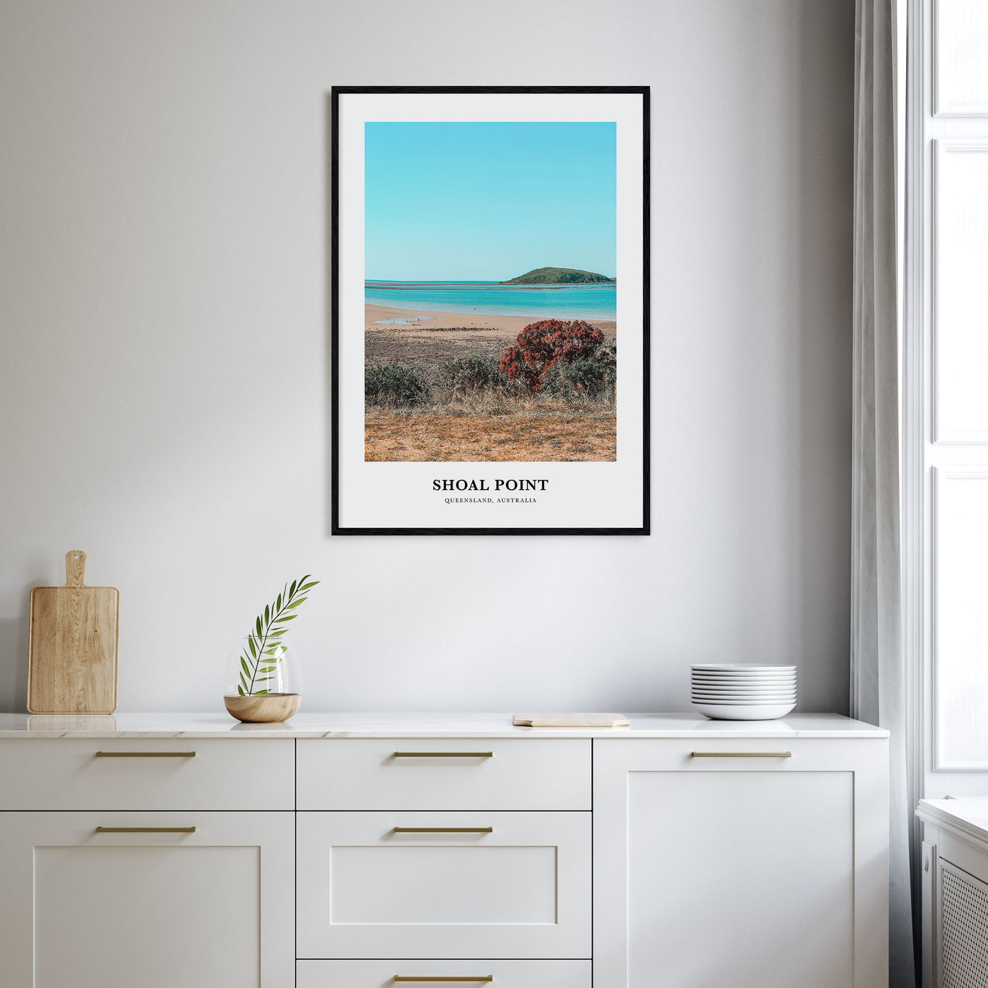 Shoal Point Portrait Color Poster