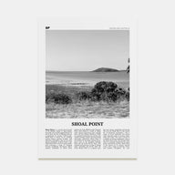 Shoal Point Travel B&W Poster