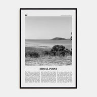 Shoal Point Travel B&W Poster