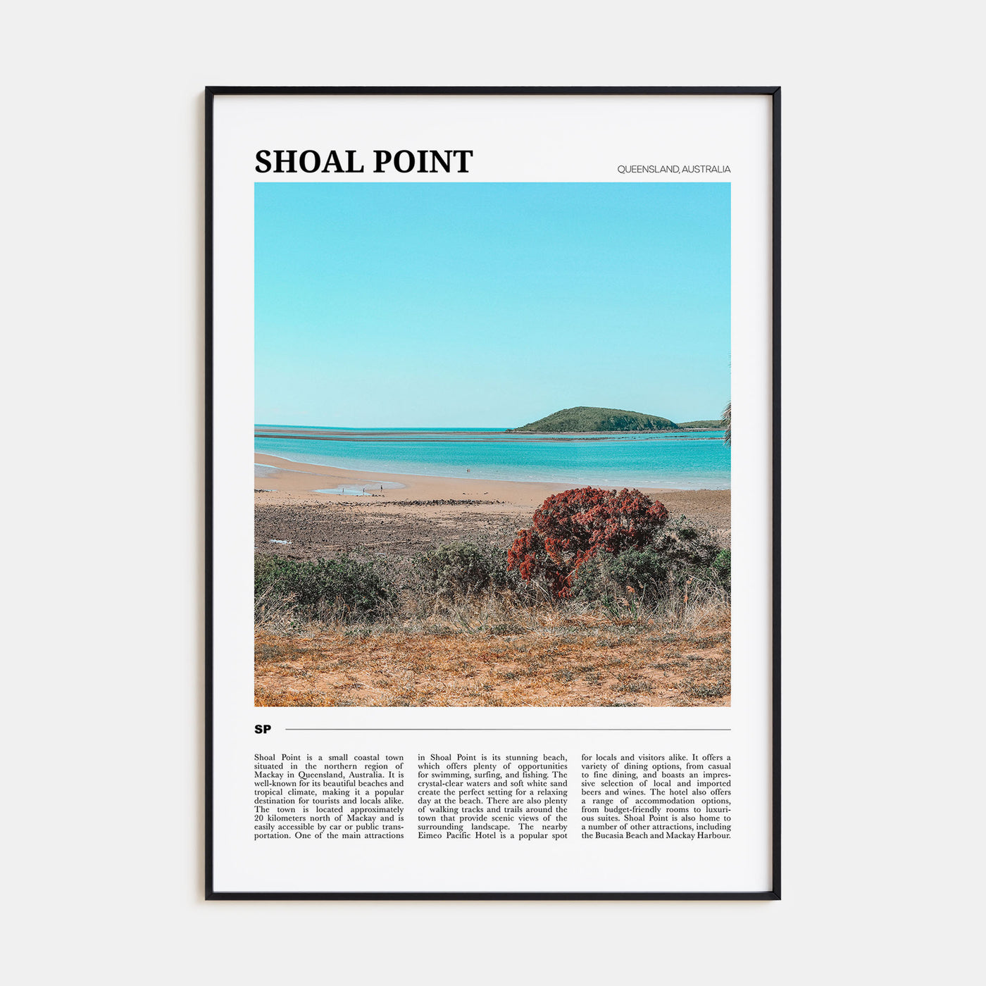 Shoal Point Travel Color Poster