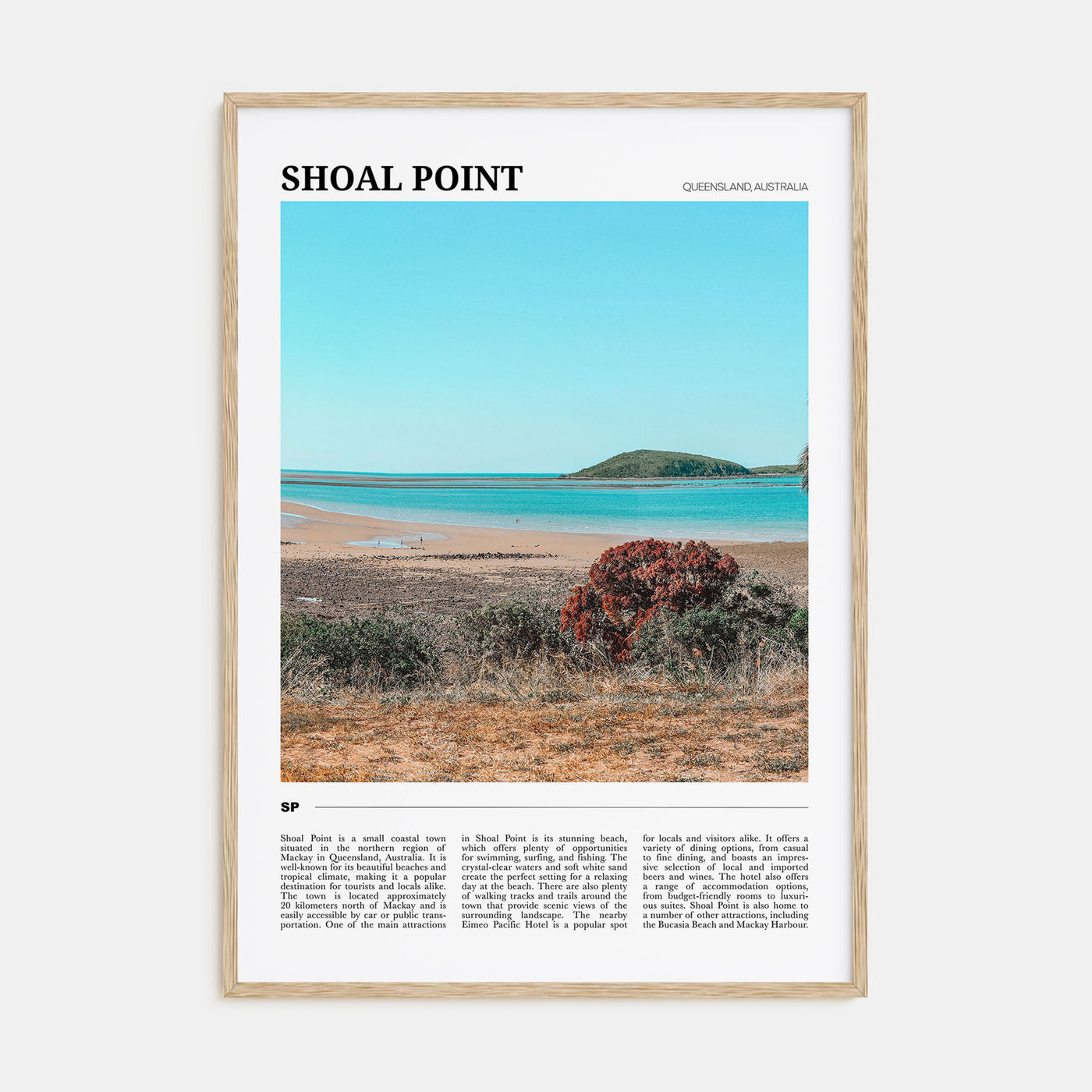 Shoal Point Travel Color Poster