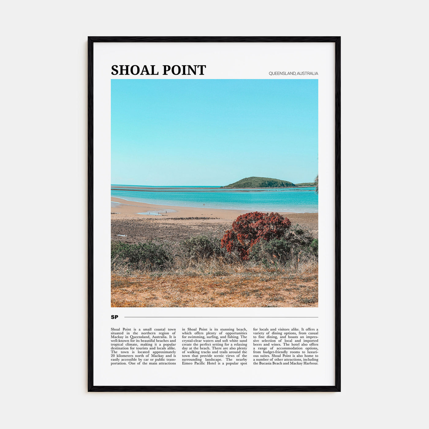 Shoal Point Travel Color Poster