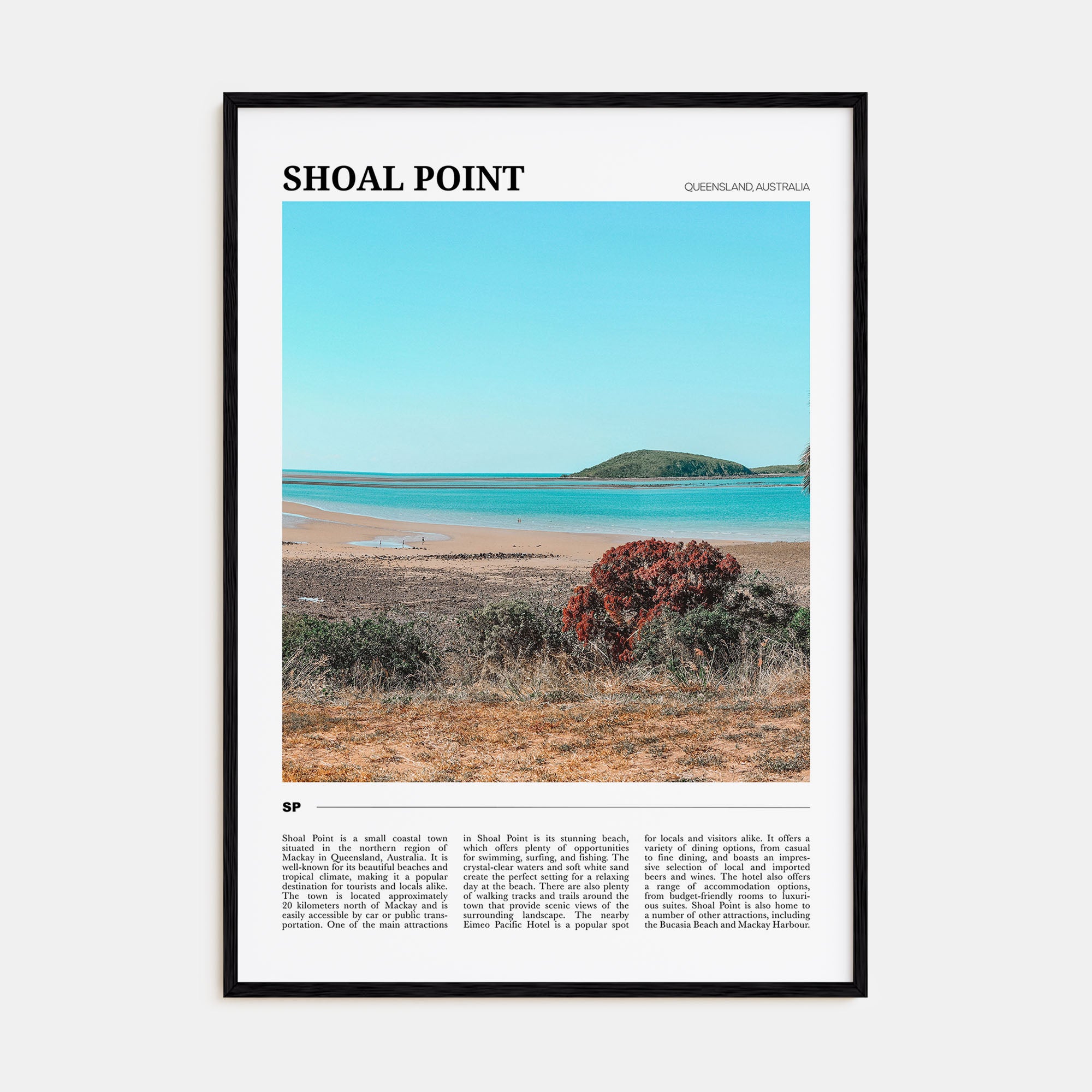 Shoal Point Travel Color Poster