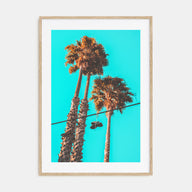 Shoes Hanging Photo Color Poster