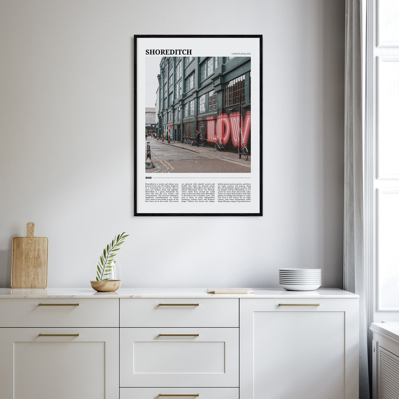 Shoreditch Travel Color Poster