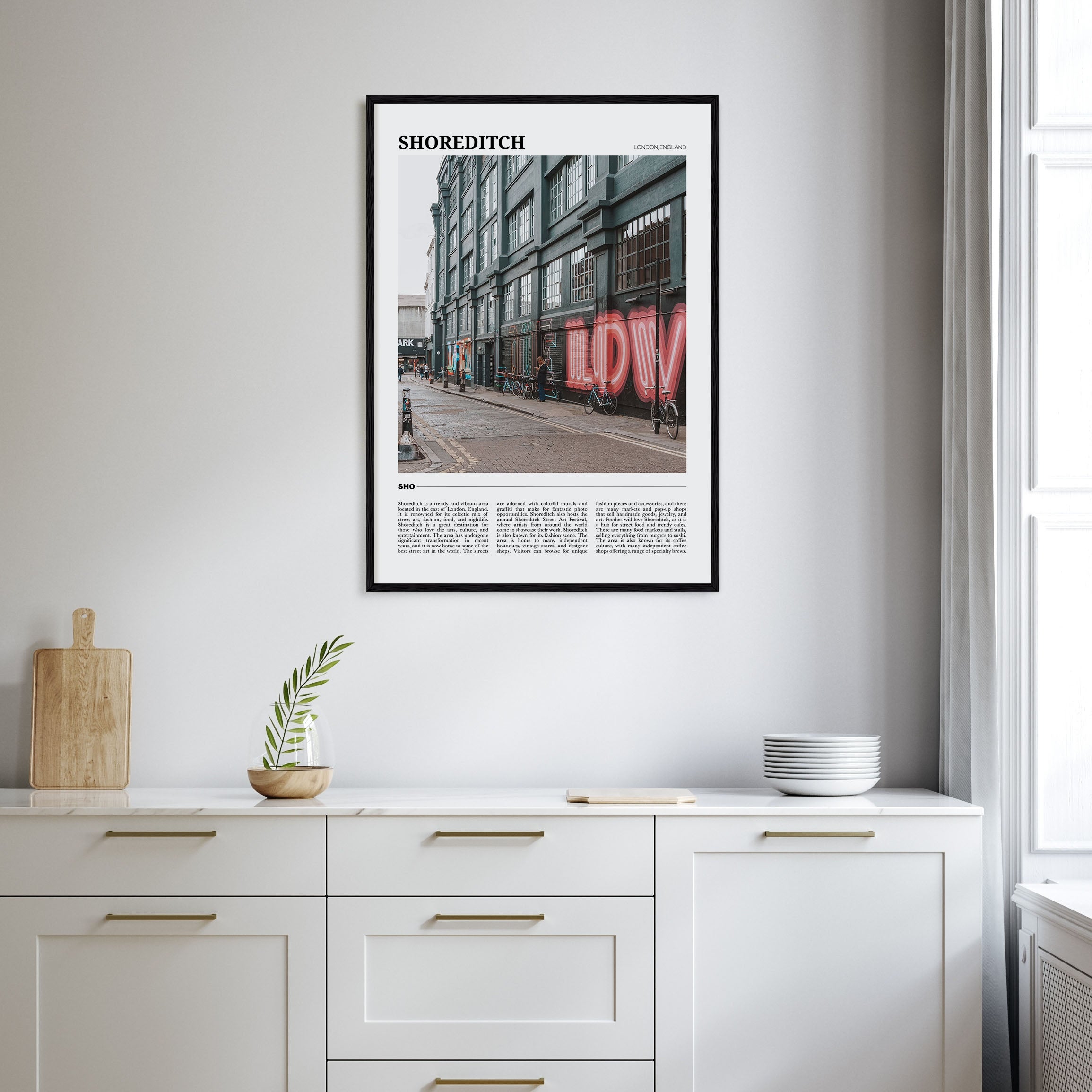 Shoreditch Travel Color Poster