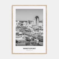Shreveport Portrait B&W Poster
