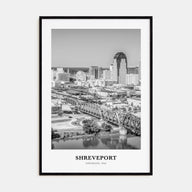 Shreveport Portrait B&W Poster