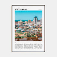 Shreveport Travel Color Poster