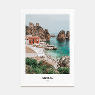 Sicilia Portrait Color Poster