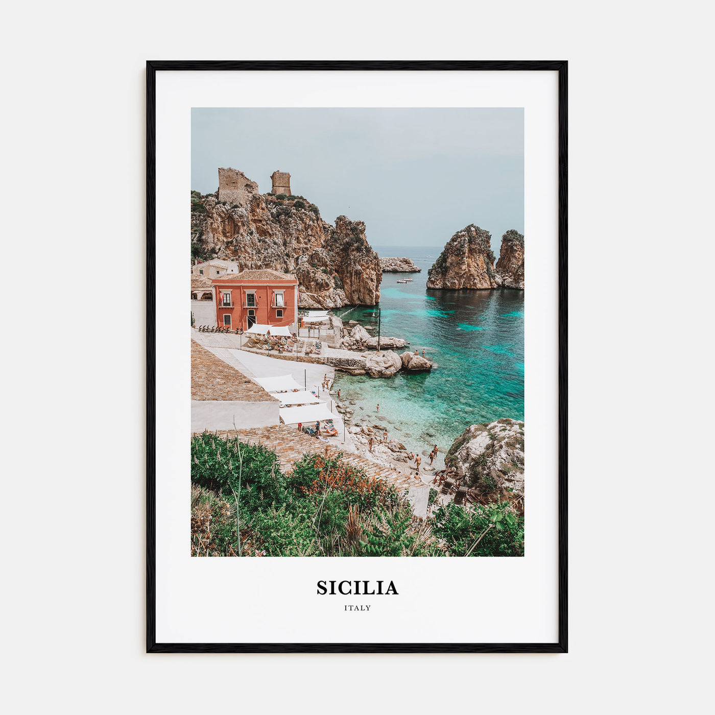 Sicilia Portrait Color Poster