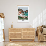 Sicilia Portrait Color Poster