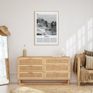 Sicilia Travel B&W Poster