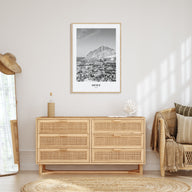 Sicily Portrait B&W No 1 Poster