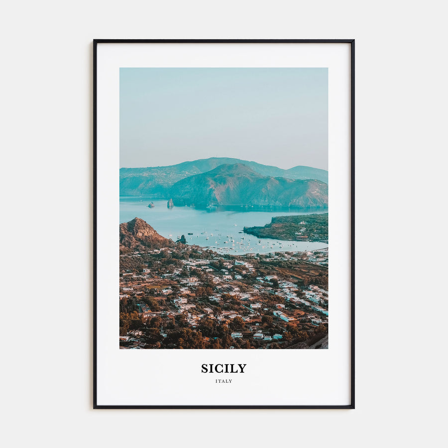 Sicily Portrait Color Poster