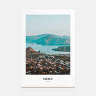 Sicily Portrait Color Poster
