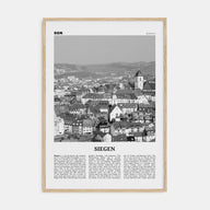 Siegen Travel B&W Poster