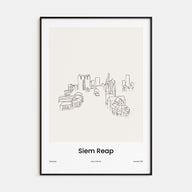 Siem Reap Drawn Poster