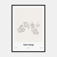 Siem Reap Drawn Poster