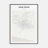 Siem Reap Map Portrait Poster
