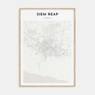 Siem Reap Map Portrait Poster