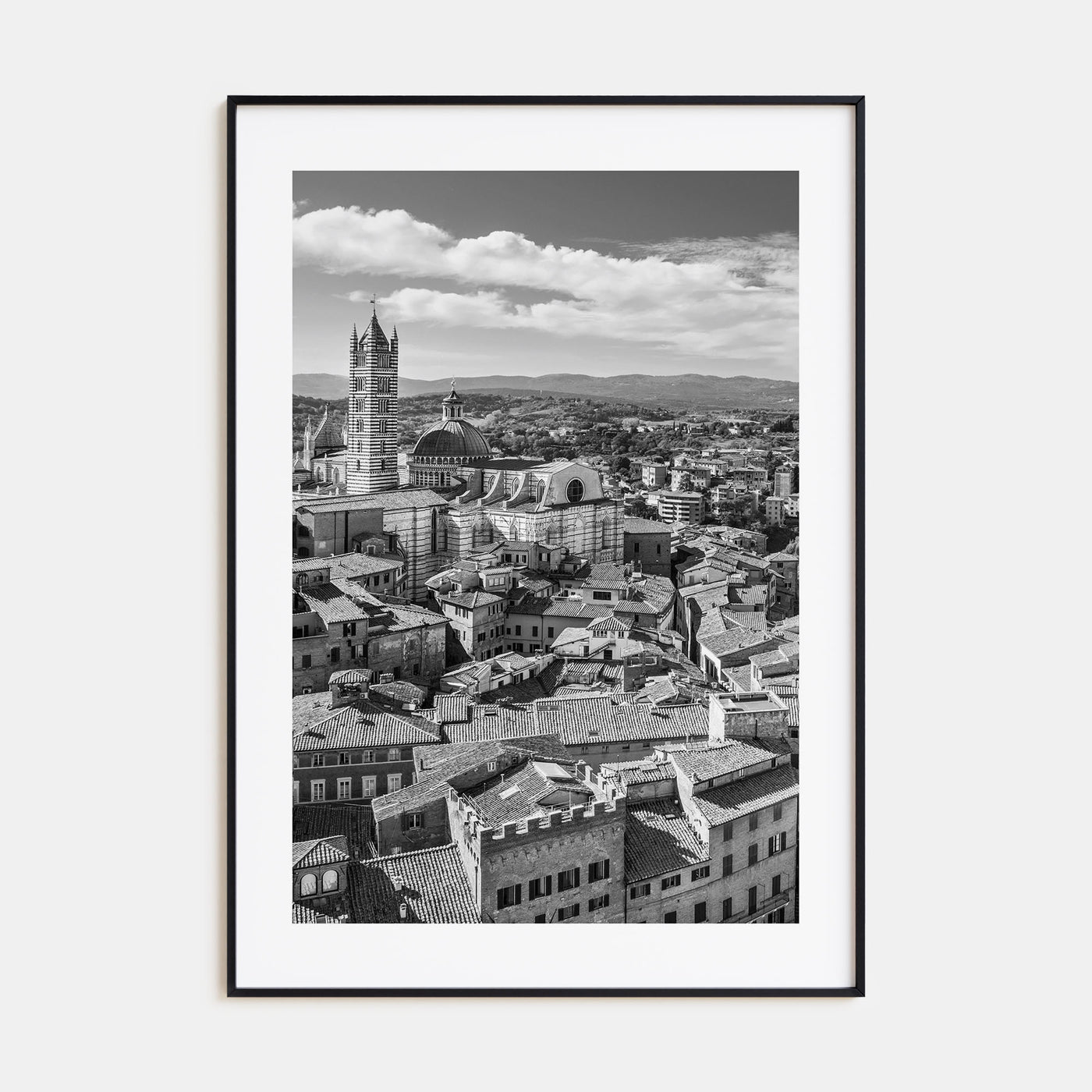 Siena Photo B&W Poster