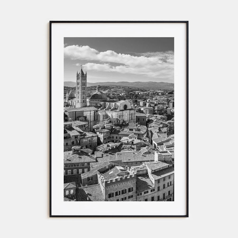 Siena Photo B&W Poster