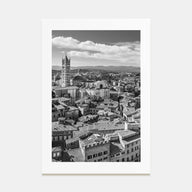 Siena Photo B&W Poster