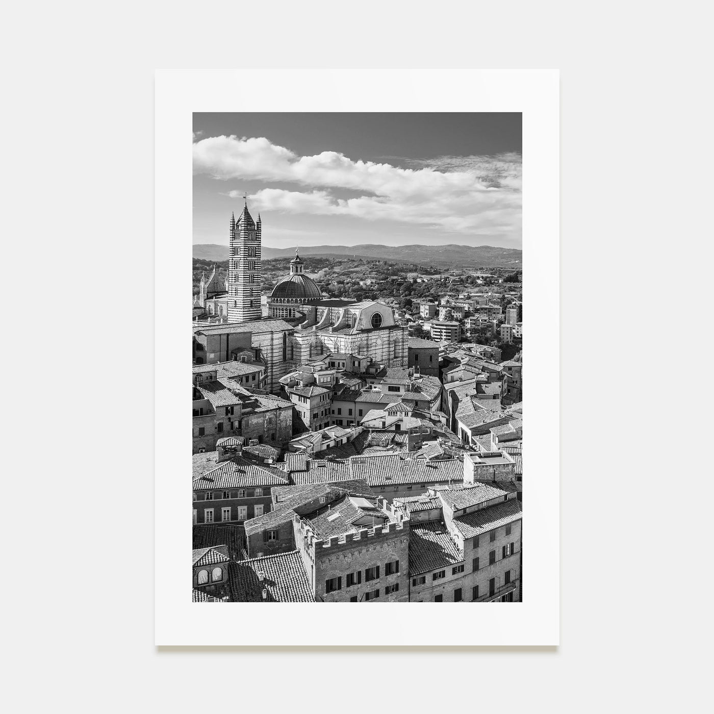 Siena Photo B&W Poster